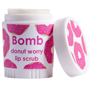 Gommage à lèvres parfum beignet donuts, vendu par bubulle et savon.
