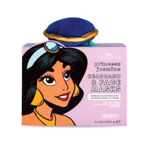 Bandeau élastique avec masques pour le visage, Princesse Jasmine, vendu par Bubulle et savon.