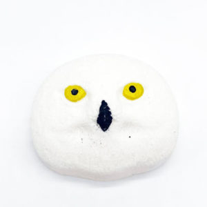 Boule de bain effervescente chouette Hedwige vendu par Bubulle et savon.