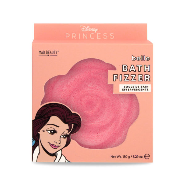 Bombe de bain effervescente rose, Princesse Belle, vendu par Bubulle et savon.