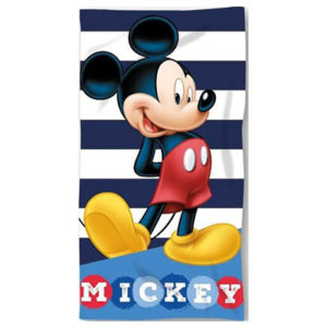 Serviette de bain et de plage Mickey personnalisable vendu par Bubulle et savon.