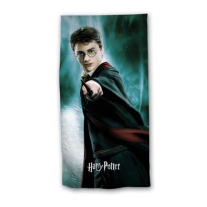 Serviette de bain ou de plage Harry Potter personnalisable vendu par rêves de fil.
