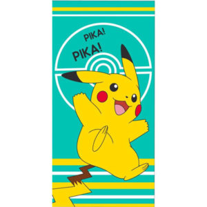 Serviette de bain ou de plage Pokémon Pikachu personnalisable vendu par rêves de fil.