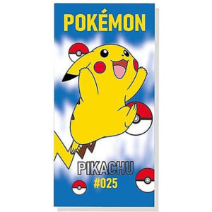 Serviette de bain et de plage Pikachu Pokémon Pokéball personnalisable vendu par rêves de fil.