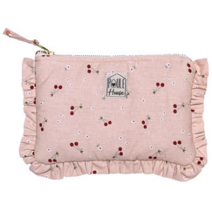 Pochette froufrou Lola - Cerises. Vendu par Bubulle et savon