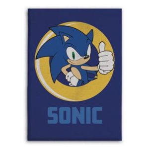 Plaid, couverture à personnaliser Sonic, vendu par Bubulle et savon.