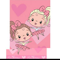 Plaid, couverture à personnaliser Danseuse, vendu par Bubulle et savon.