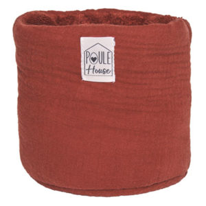 Corbeille de rangement salle de bain toffee