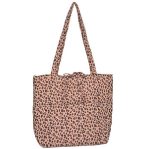 Grand sac fourre-tout léopard