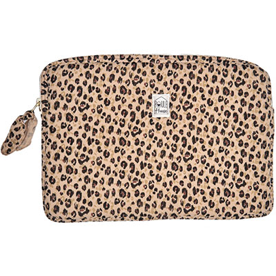 Pochette zippée PC-tablette leopard