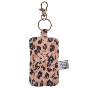 Porte-clés 2 en 1 pour baume à lèvres - léopard