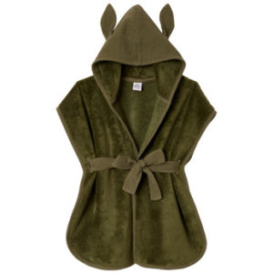 peignoir de bain ou pour sortir de la piscine pour enfant en bambou tout doux vert fougère